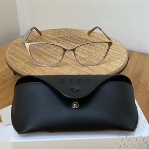 DIFF Eyewear Carmen Blue Light Blocking Glasses NIB